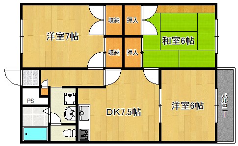 フィルコート上町 間取り