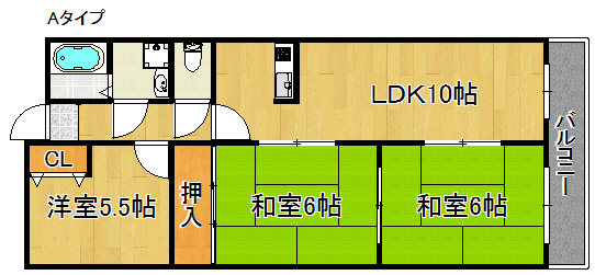 リブ泉南 間取り