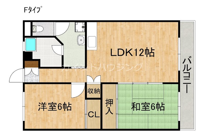 ハイツマルニシ 間取り