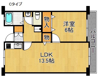 佐野湊団地1号棟 間取り