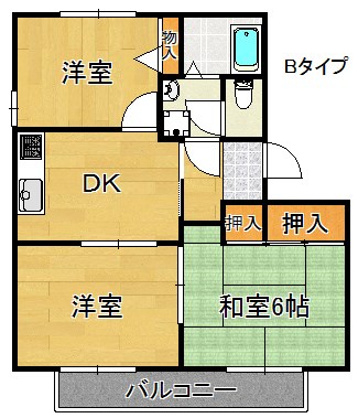 ガーデンタウン中小路Ａ・Ｂ・Ｃ棟 間取り