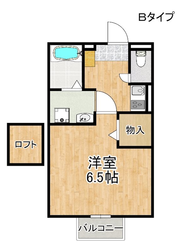 セジュール山添C棟 間取り