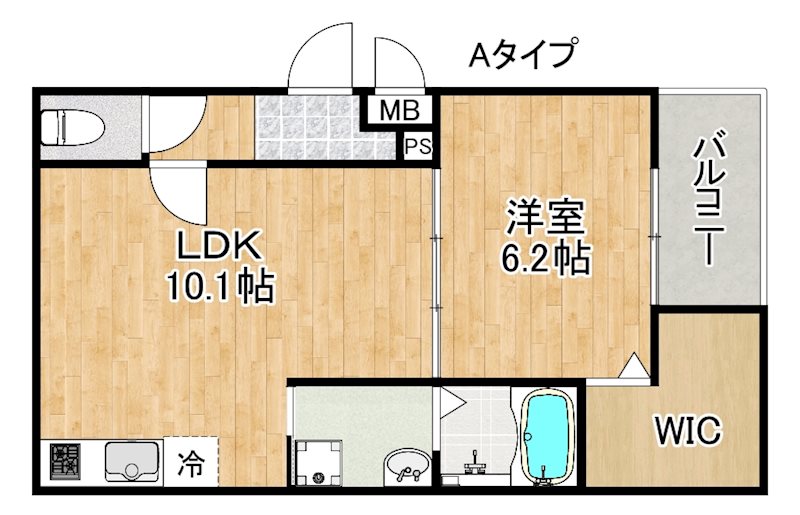 フジパレス　シエスタ 間取り