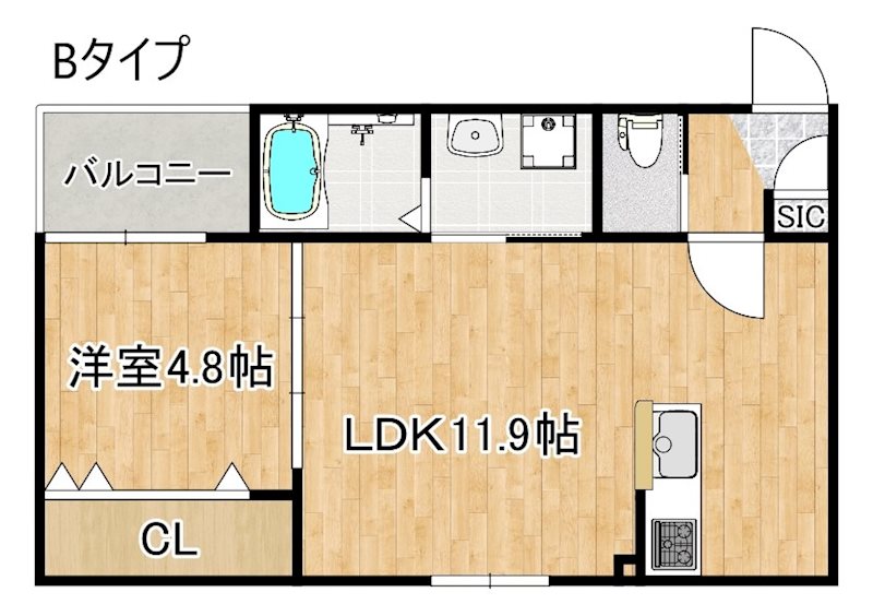 ARCA泉佐野 間取り