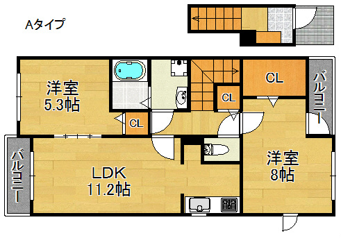 カーサデル　フィオーレ 間取り