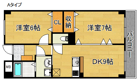 ベルアビタシオン 間取り