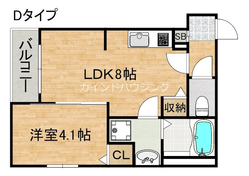 ALEGRIA泉佐野Ⅲ 間取り