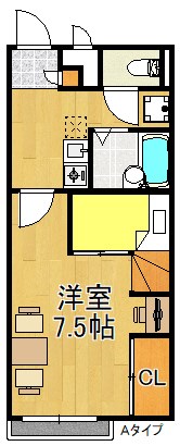 大阪府貝塚市三ツ松 間取り