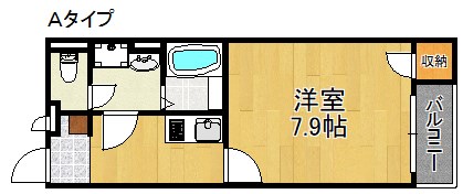 クレイノHiropalaceⅢ 間取り