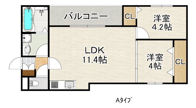Leclerc IzumisanoⅡ 間取り