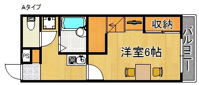 レオパレスハーレーモリ 間取り