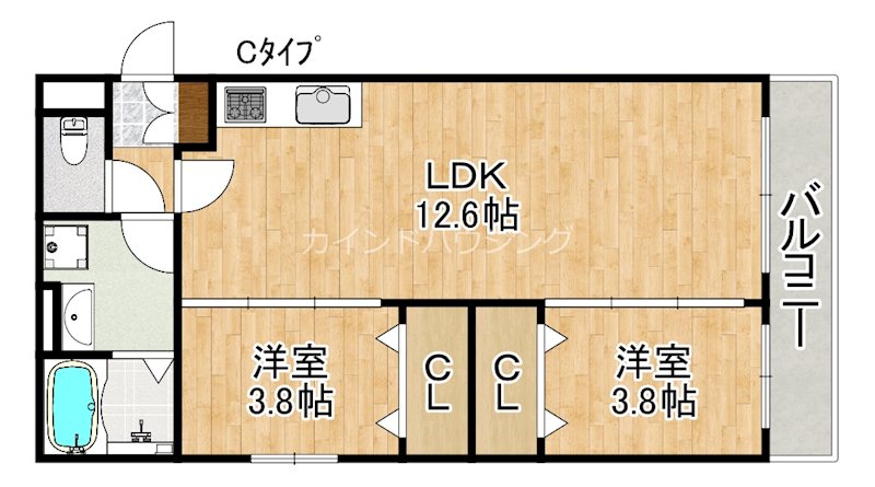 AVANTIO　HONMACHI 間取り
