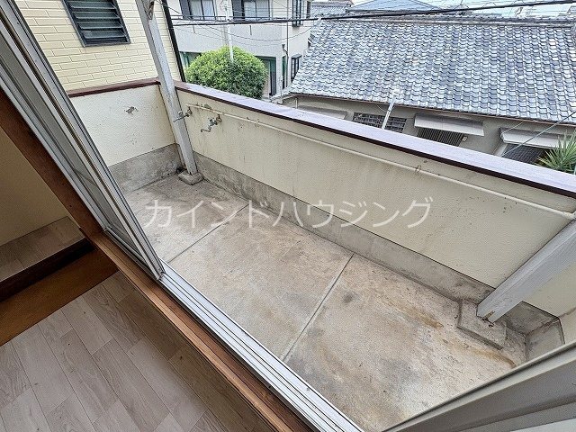 鳥取16-4貸家 ベランダ