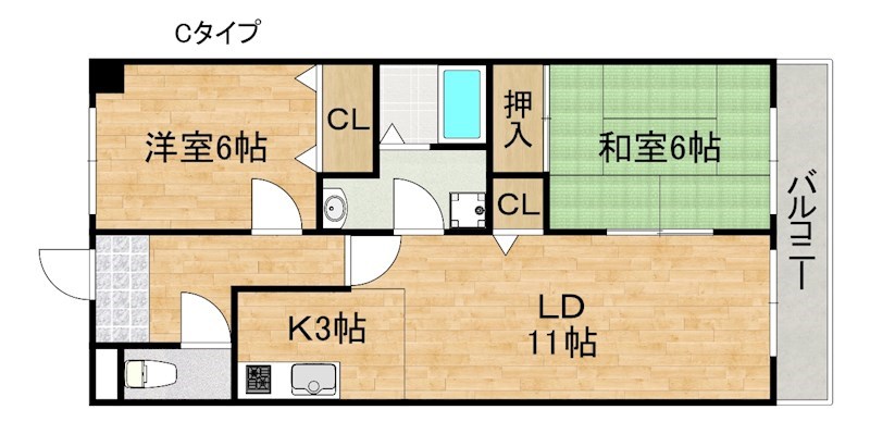 ハイデ上町 間取り