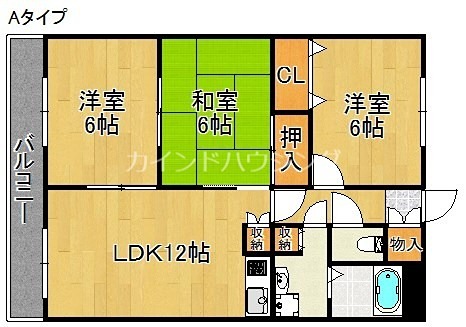 ラフォーレ東貝 間取り