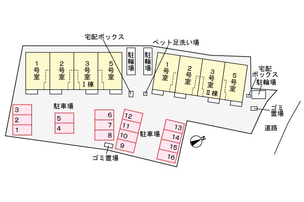 クレメント・シェル 駐車場