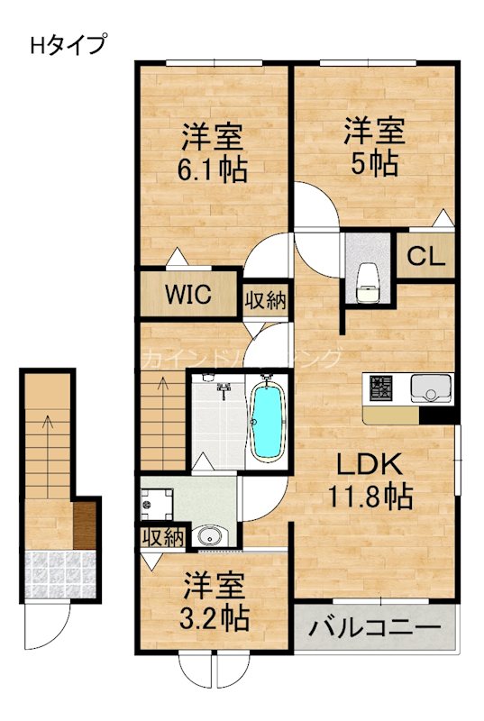 クレメント・ココル 間取り