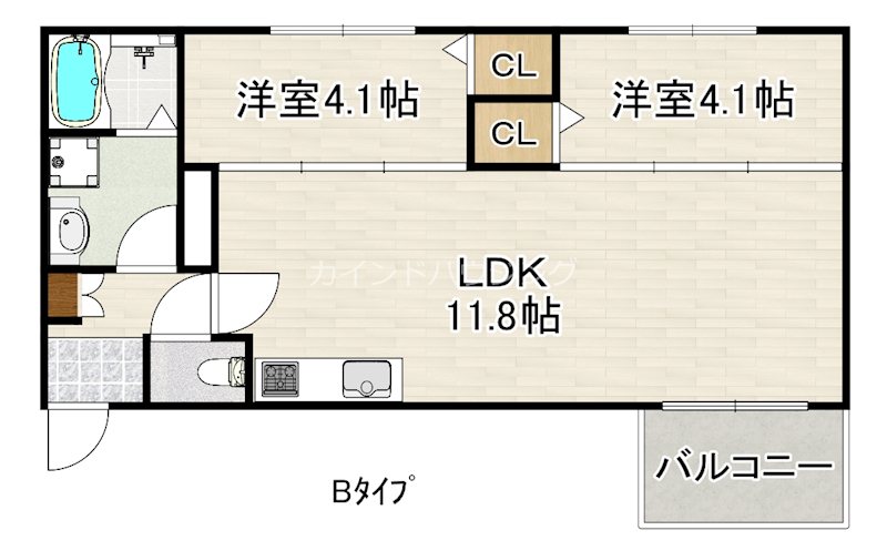 Leclerc IzumisanoⅡ 間取り