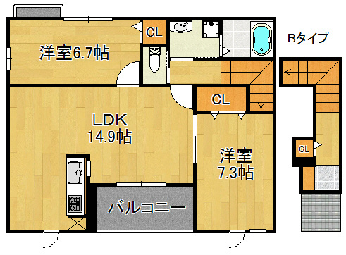 ノイハウスA 間取り