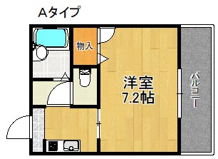 メゾンド・ヴェールＦ 間取り