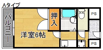 クレインコート二色浜 間取り