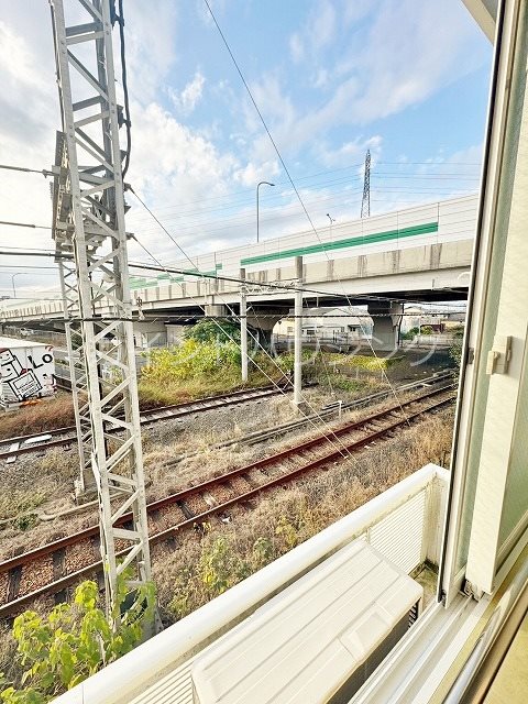 大阪府貝塚市三ツ松 ベランダ