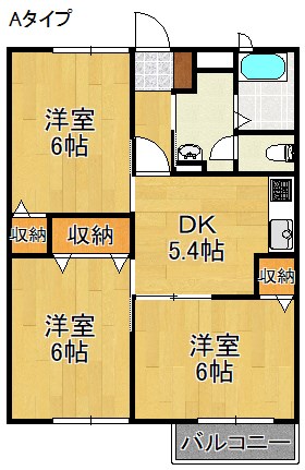 サーマイム脇浜 間取り