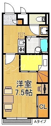 大阪府貝塚市三ツ松 間取り