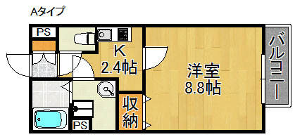 ハイツはなみずき 間取り