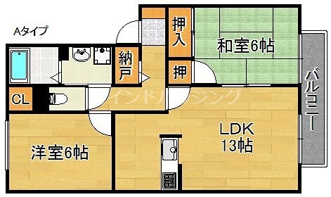 セジュールSAWA 間取り