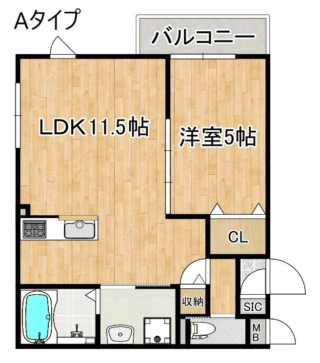 ARCA泉佐野 間取り