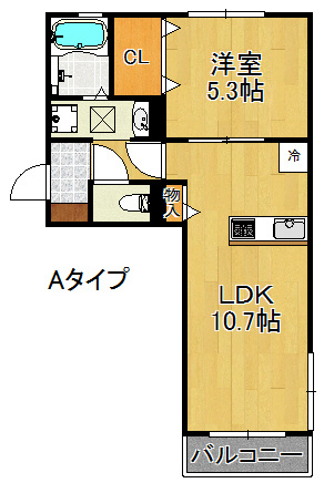 アソシエ高松東 間取り