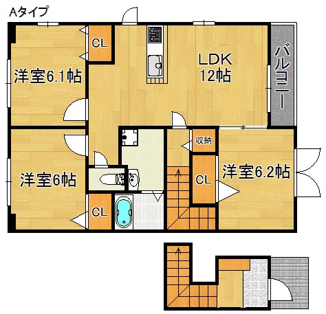 サイプレスⅠ 間取り