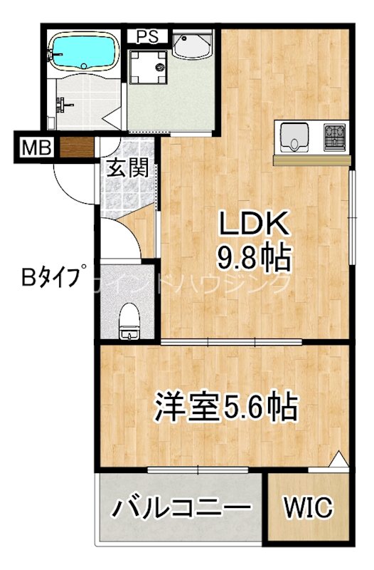 Raffine貝塚 間取り