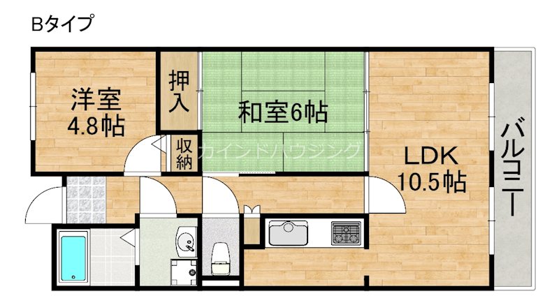 WESTヒルズ関空Ⅰ 間取り