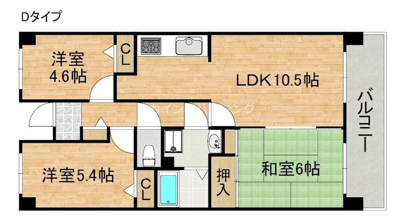 WESTヒルズ関空Ⅰ 間取り